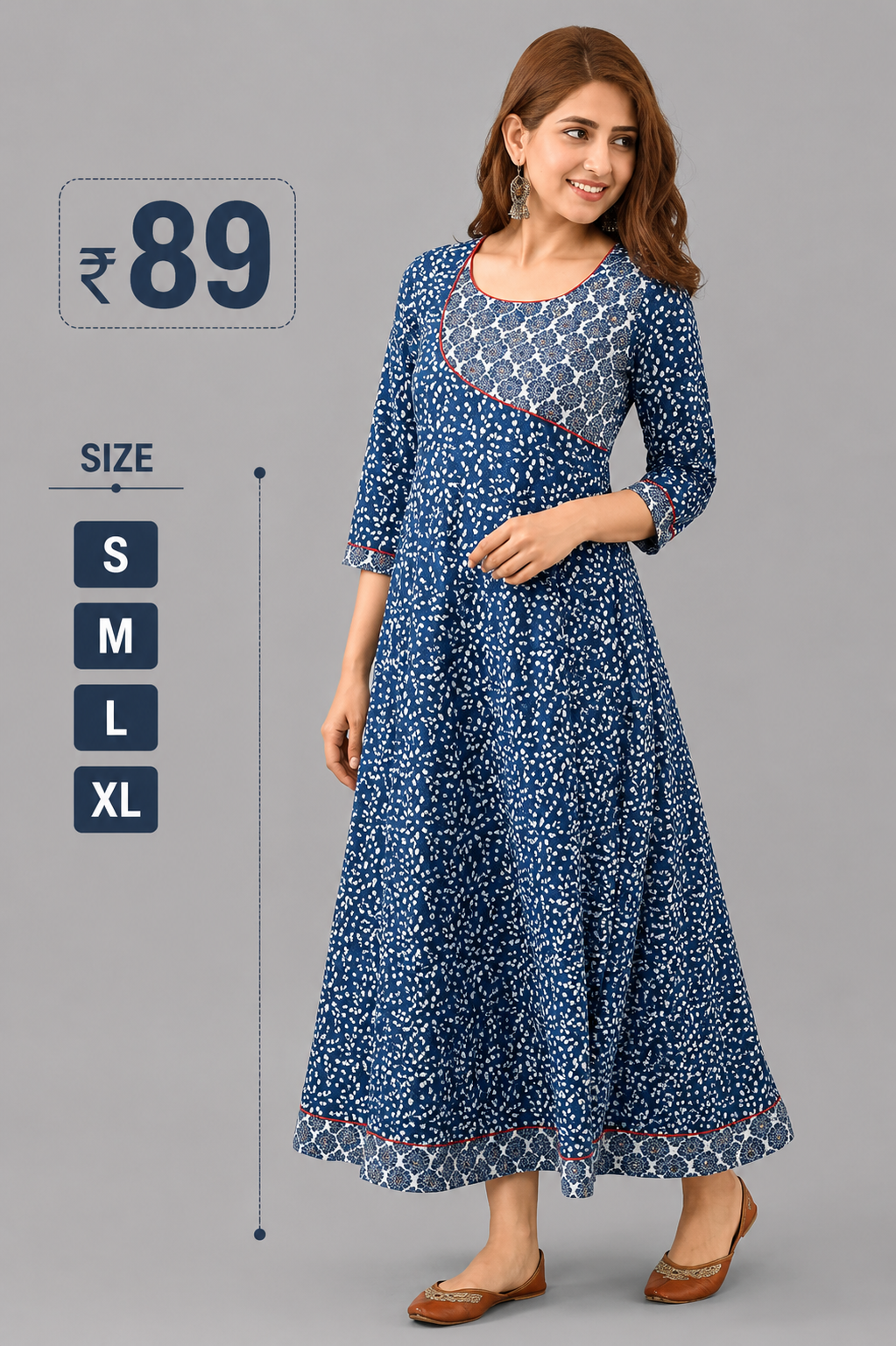 Cotton Anarkali Kurta